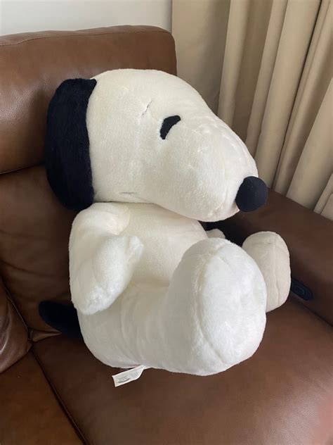 Authentic Large Snoopy Plush, Hobbies & Toys, Toys & Games on Carousell