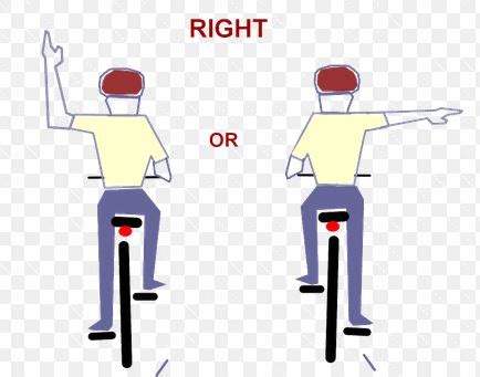 There's a new right turn hand signal for Michigan bicyclists