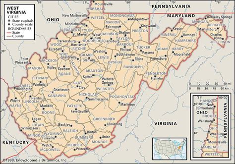 Wv Map Of Counties