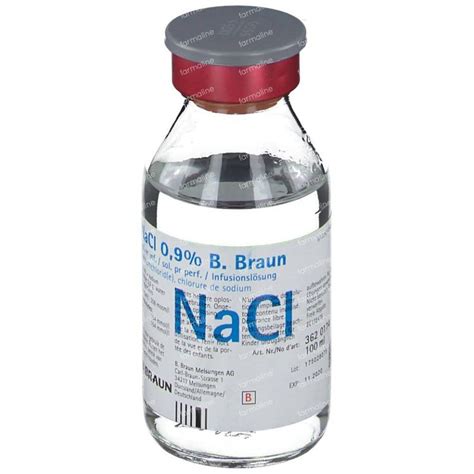 NaCl 0.9% 100 ml commander ici en ligne | FARMALINE.be