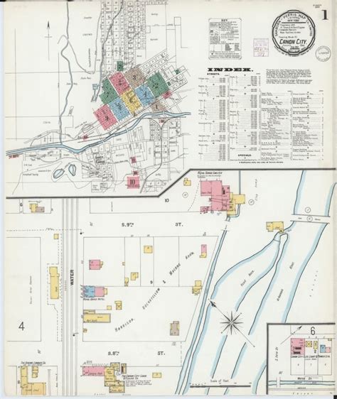 Sanborn Fire Insurance Map from Canon City, Fremont County, Colorado ...