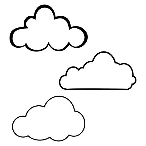 Template Clouds - Printable Word Searches