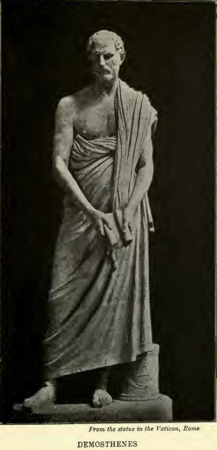 Demosthenes From The Statue In The Vatican Rome | Vatican rome, Statue ...