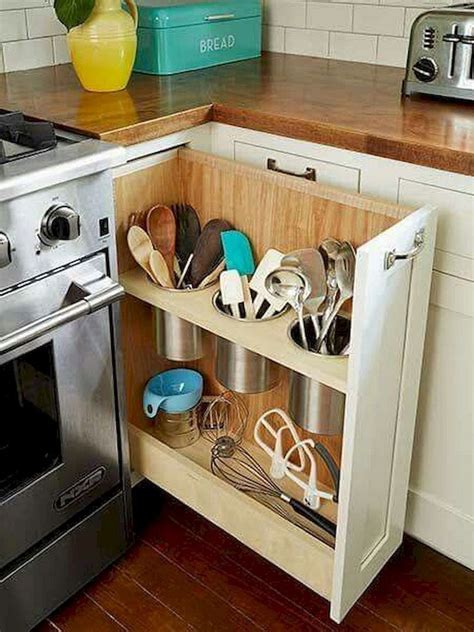 42 Small Kitchen Organization And DIY Storage Ideas | Kitchen remodel ...