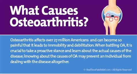 What Causes Osteoarthritis | Real Time Pain Relief