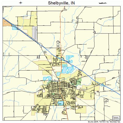 Map Of Shelbyville Indiana - System Map