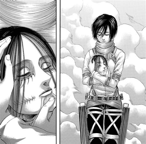 Shingeki No Kyojin Mikasa And Eren Manga