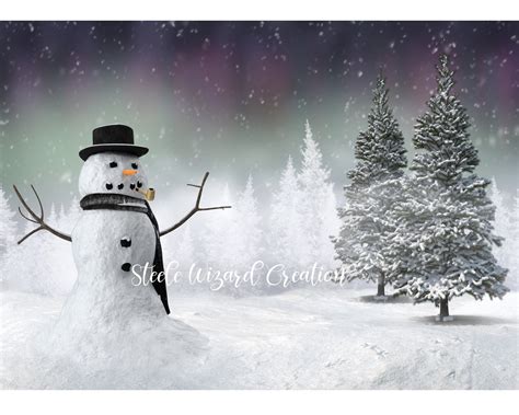 Christmas Snowman Backgrounds