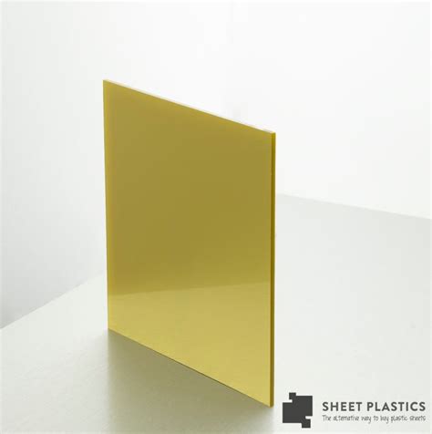 3mm Gold Acrylic Sheet Cut To Size | Sheet Plastics