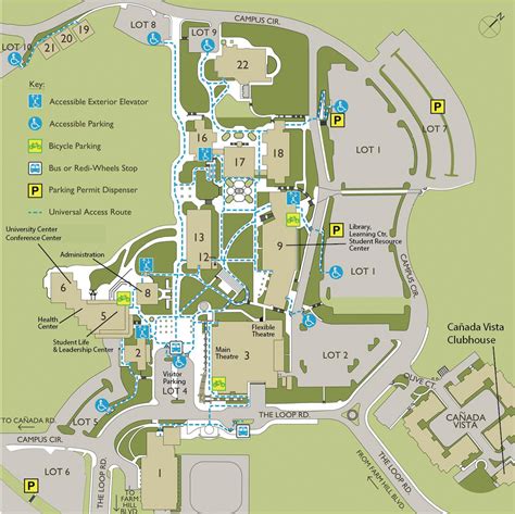 Map and Directory | About Cañada-Cañada College