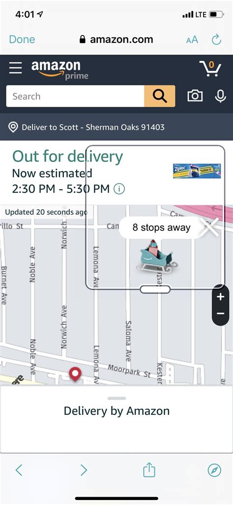 Amazon changed the icon for their delivery trucks to a sled with your ...