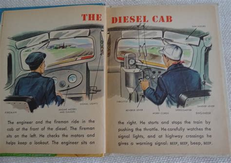 Vintage Freight Train Kids Book 1956 Children's Learning - Etsy