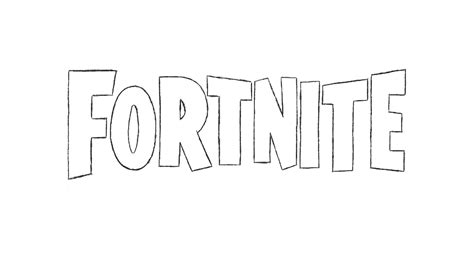 How to Draw the Fortnite logo (4 Simple Steps) - FakeClients Blog