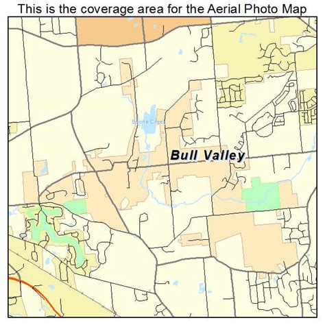 Aerial Photography Map of Bull Valley, IL Illinois