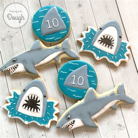 Shark Cookies — Playing with Dough