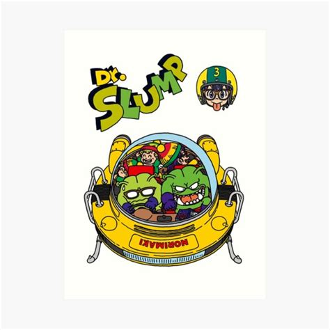 "Dr. Slump - logo" Art Print for Sale by BaryonyxStore | Redbubble