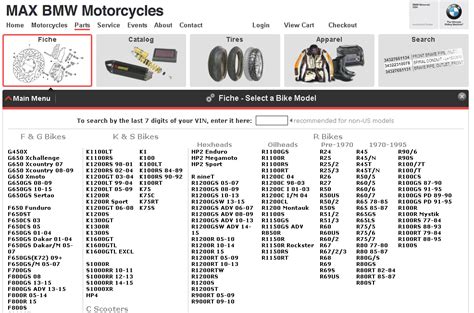 Max Bmw Motorcycle Parts Fiche | Reviewmotors.co