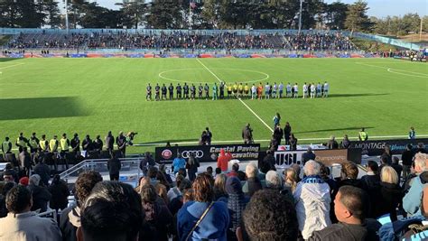 Monterey Bay F.C. kicks off their first home game at Cardinale Stadium