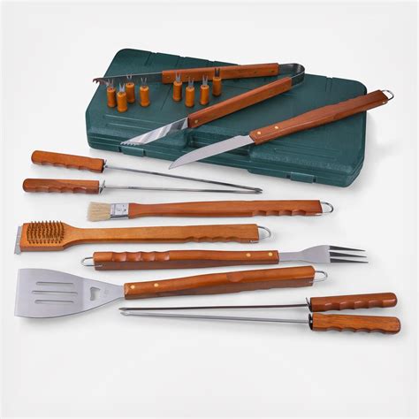 Oniva 18-Piece BBQ Tool Set | Bbq tool set, Bbq tools, Bbq set