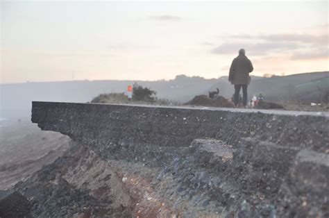 Damage to the main road between Slapton and Torcross - Devon Live