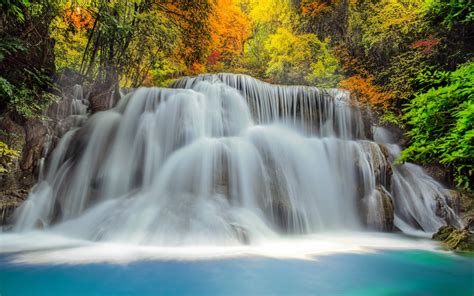 waterfall, River, Landscape, Nature, Waterfalls, Autumn Wallpapers HD ...