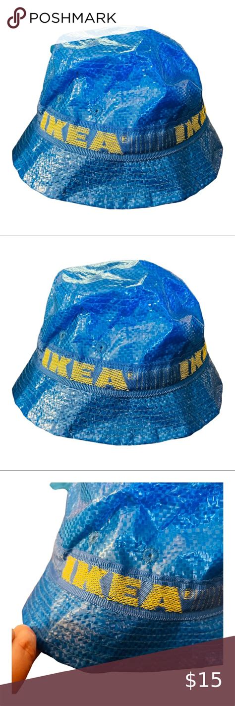 IKEA KNORVA Bucket Hat One Size - Blue & yellow In good condition see ...