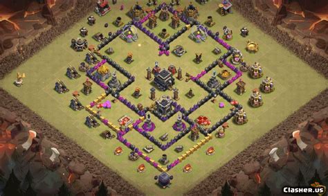 [Town Hall 9] TH9 War/Trophy base #1FF91052 [With Link] [2-2023 ...