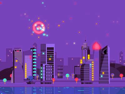 City Night by Jesse Sliter on Dribbble