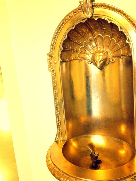 gold water fountain. | Gold water, Water fountain, Gold