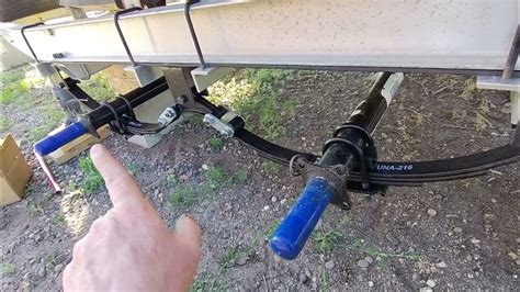 Converting boat trailer to tandem axle (part 2) - YouTube