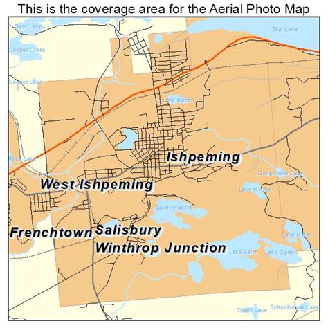 Aerial Photography Map of Ishpeming, MI Michigan