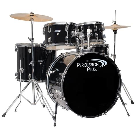 Percussion Plus Drums 5pc Drum Set - Black | Percussion, Drums, Drum set