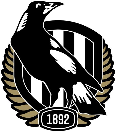 Collingwood football club Logo SVG PNG DIGITAL download cut | Etsy