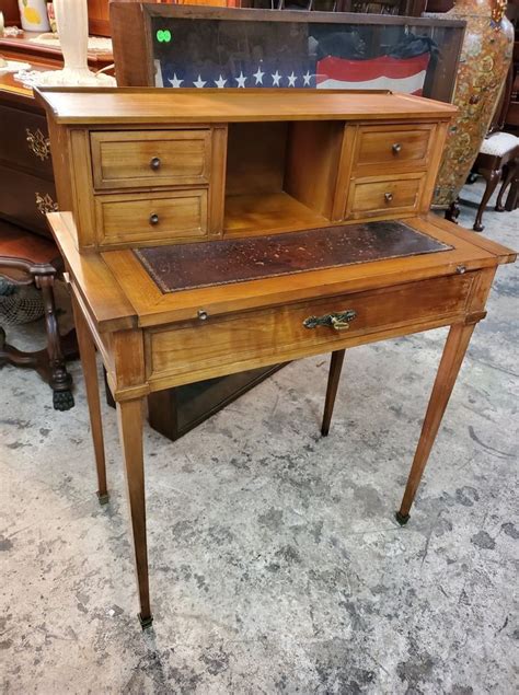 Antique French Lady's Writing Desk - Small Desk - Very Nice! - Long ...