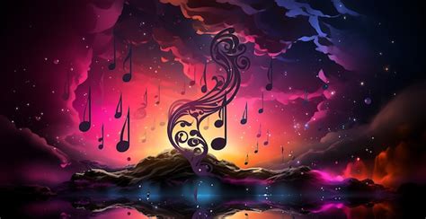 Premium Photo | Bright Musical Background for PC and Laptop Wallpaper