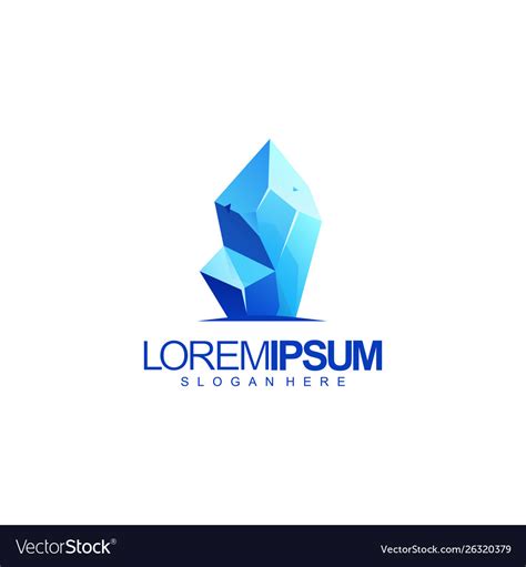 Ice logo design Royalty Free Vector Image - VectorStock