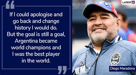 Diego Maradona Quotes on His 59th Birthday: 10 Powerful Sayings by ...