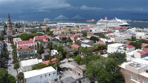 Stormy Weather in Charleston, South Carolina Stock Photo - Image of ...