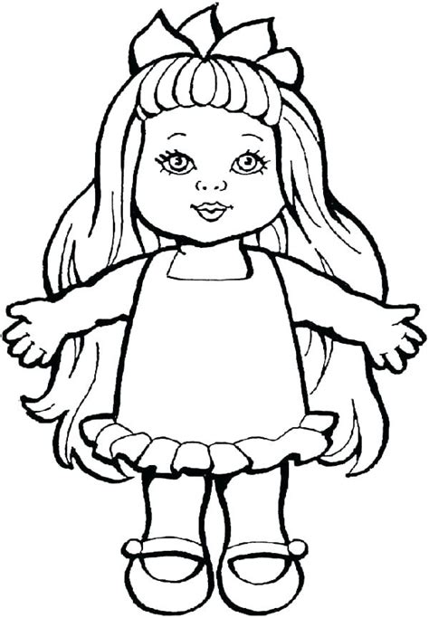 Baby Doll Drawing | Free download on ClipArtMag