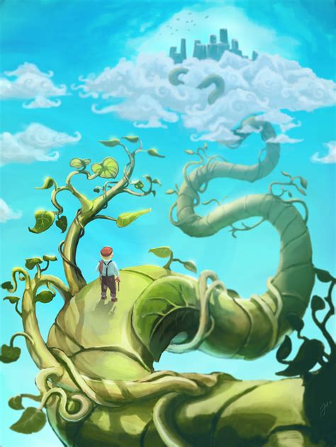 Jack And The Beanstalk by Jeshoo [©2015] | Ilustracion editorial ...