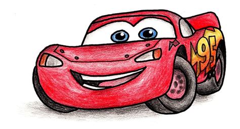 30-Day Art Challenge Day 2: Lightening McQueen (Rebecca's Drawing ...