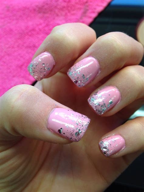 Pink glitter nails | Pink glitter nails, Nails for kids, Glitter nails