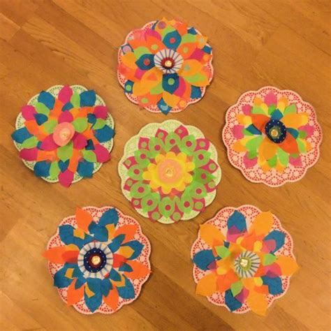 India - tissue paper rangoli | Diwali activities, Diwali craft ...