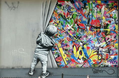 Modern Creative Graffiti Wall Art Colorful Street Art Painting Pop Art ...