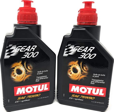 Amazon.com: Motul Gear 300 75W90 Synthetic Transmission and ...