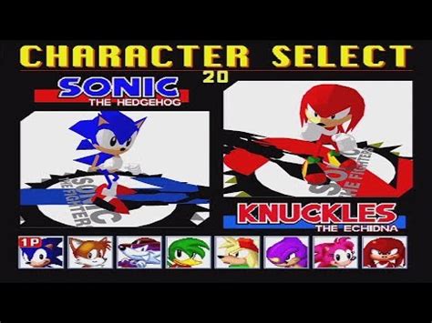 Sonic the Fighters All Characters [PS3] - YouTube