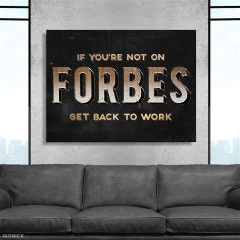 Forbes List Top 100 Black Motivational Modern/Pop Art Quote Canvas ...