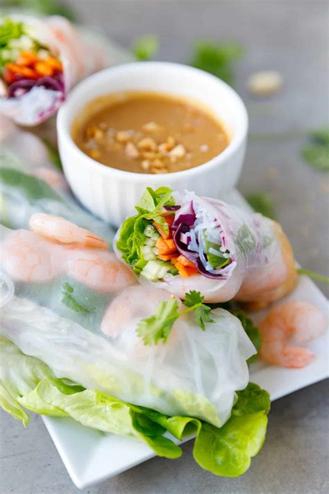 Fresh Shrimp Spring Rolls Recipe - Cooking LSL