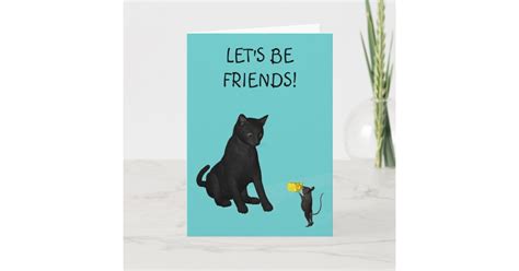 let's be friends! card | Zazzle