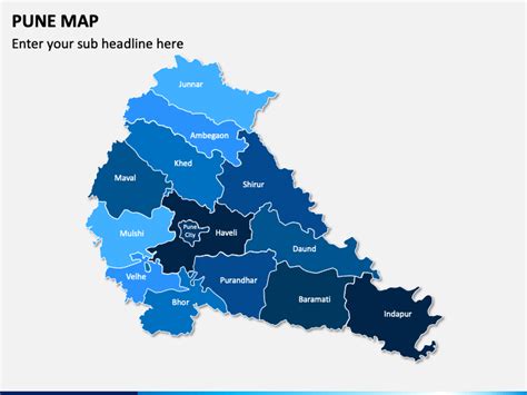 Pune Map for PowerPoint and Google Slides - PPT Slides